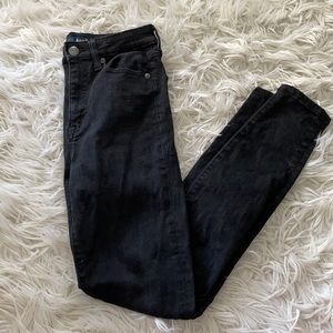 Black aeropostale high rise skinny jeans